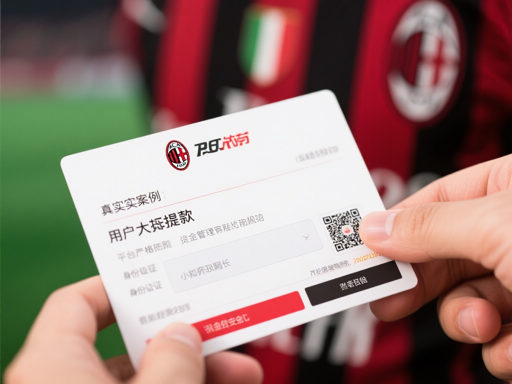 以一个真实案例为例，有用户在米兰体育进行大额提款时
