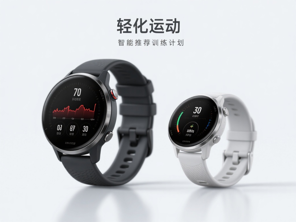 此外，新品中还包括一款轻量化运动手表，它不仅具备心