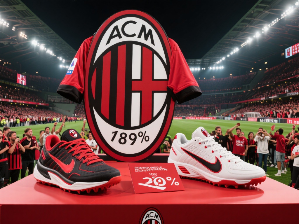 以某国际运动品牌为例，其与AC米兰的合作堪称经典。